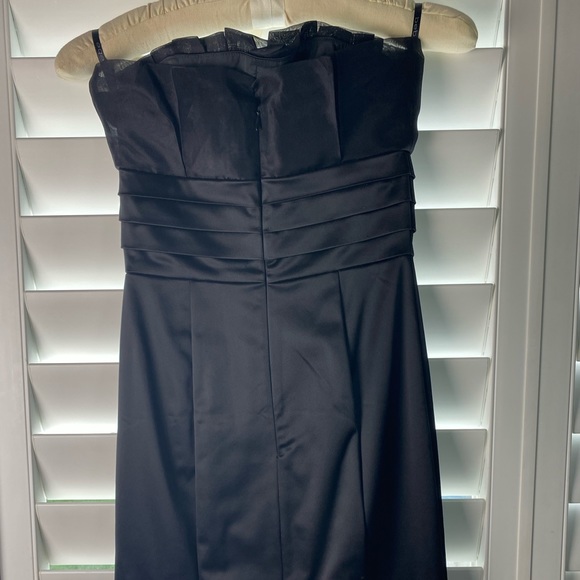 Bebe Strapless Satin Cocktail Dress *Brand New - Picture 4 of 5